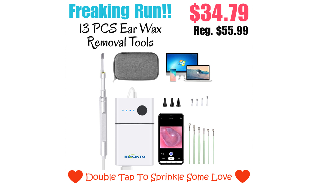 13 PCS Ear Wax Removal Tools Only $34.79 Shipped on Amazon (Regularly $55.99)