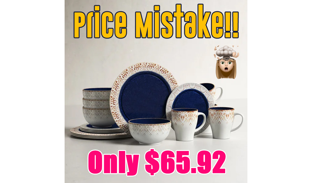 16 Piece Dinnerware Set Only $65.92 Shipped on wayfair (Regularly $180)