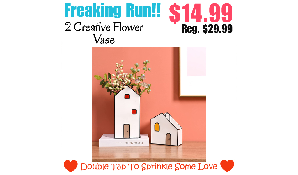 2 Creative Flower Vase Only $14.99 Shipped on Amazon (Regularly $29.99)