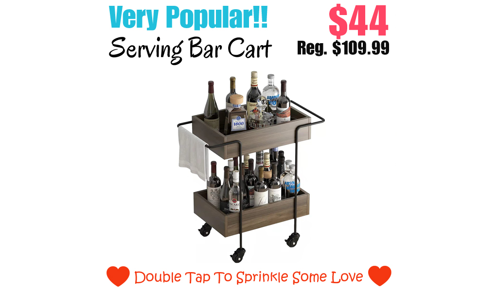 Cart Serving Bar Only $44 Shipped on Amazon (Regularly $109.99)