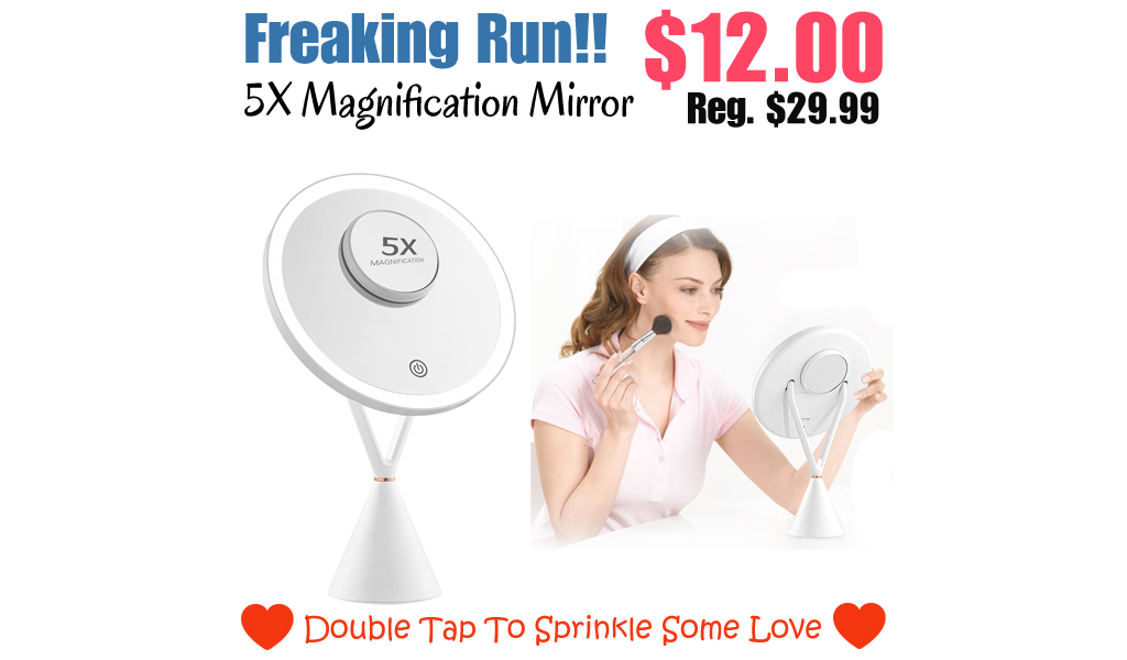 5X Magnification Mirror Only $12.00 Shipped on Amazon (Regularly $29.99)