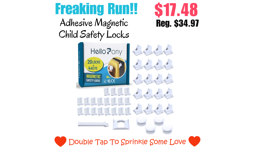 Adhesive Magnetic Child Safety Locks Only $17.48 Shipped on Amazon (Regularly $34.97)