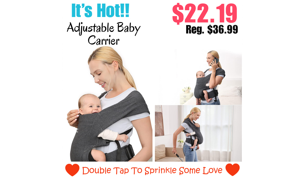 Adjustable Baby Carrier Only $22.19 Shipped on Amazon (Regularly $36.99)