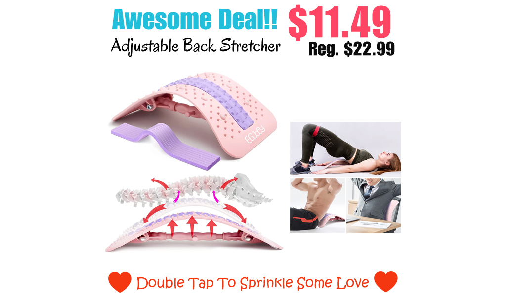 Adjustable Back Stretcher Only $11.49 Shipped on Amazon (Regularly $22.99)