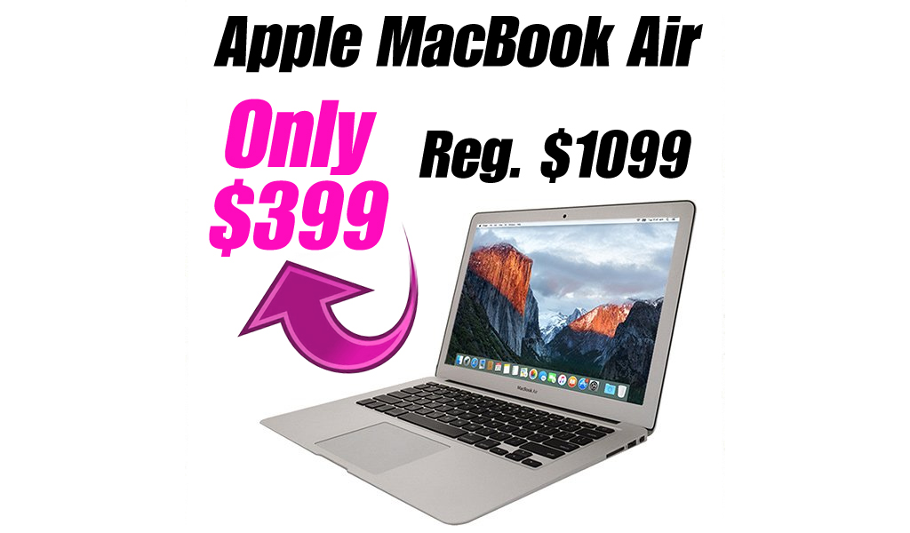 Apple MacBook Air Just $399 on Zulily