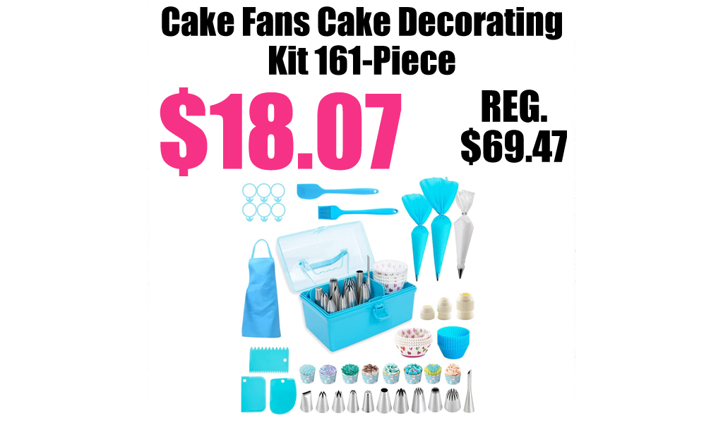 Cake Fans Cake Decorating Kit 161-Piece Only $18.07 Shipped on Amazon (Regularly $69.47)