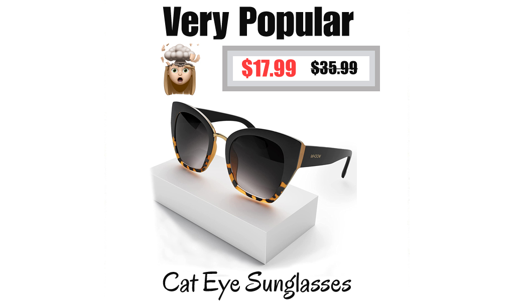 Cat Eye Sunglasses Only $17.99 on Amazon (Regularly $35.99)