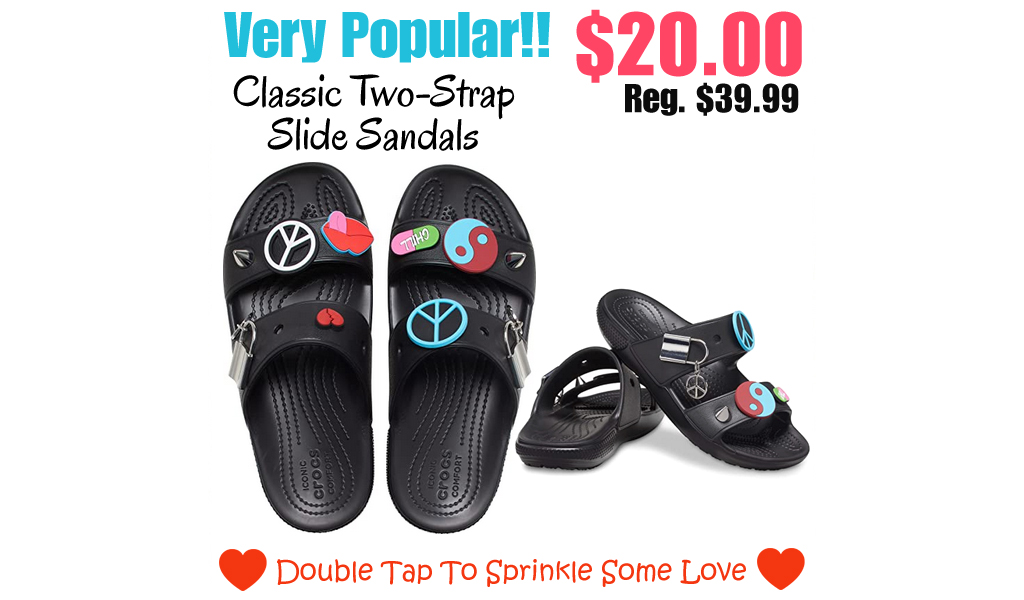 Classic Two-Strap Slide Sandals Only $20.00 Shipped on Amazon (Regularly $39.99)