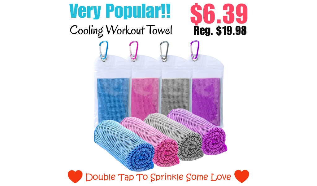 Cooling Workout Towel Only $6.39 Shipped on Amazon (Regularly $19.98)