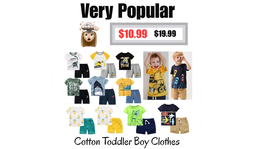 Cotton Toddler Boy Clothes Only $10.99 Shipped on Amazon (Regularly $19.99)