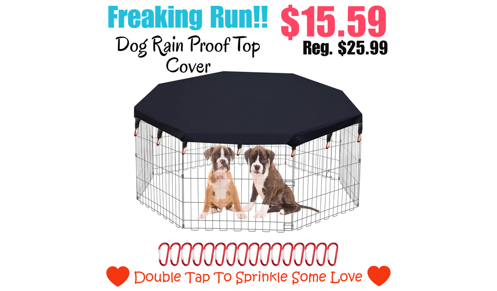 Dog Rain Proof Top Cover Only $15.59 Shipped on Amazon (Regularly $25.99)