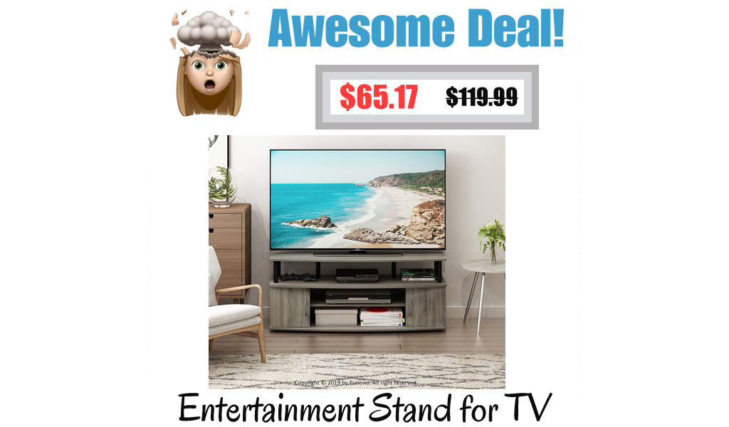 Entertainment Stand for TV Only $65.17 Shipped on Amazon (Regularly $119.99)