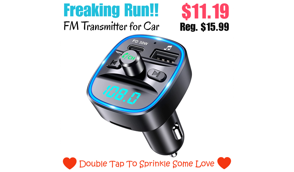 FM Transmitter for Car Only $11.19 Shipped on Amazon (Regularly $15.99)