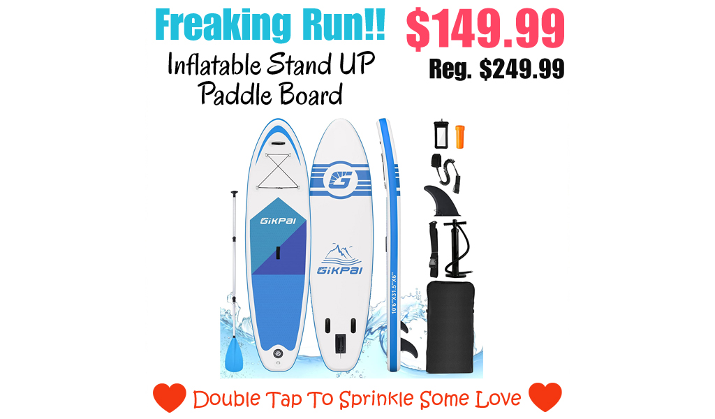 Inflatable Stand UP Paddle Board Only $149.99 Shipped on Amazon (Regularly $249.99)