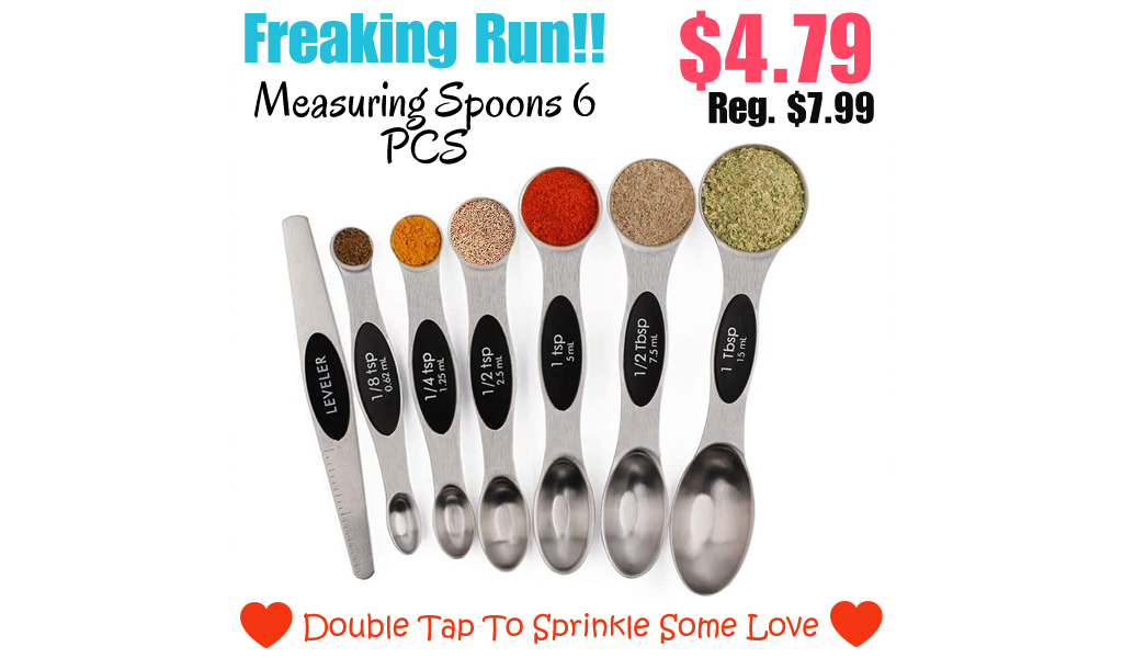 Measuring Spoons 6 PCS Only $4.79 Shipped on Amazon (Regularly $7.99)