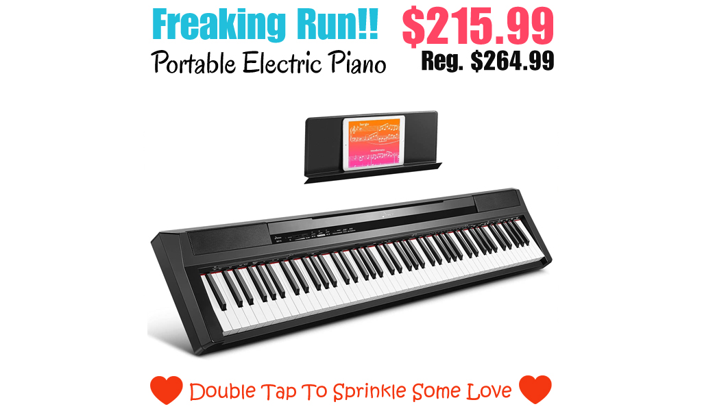 Portable Electric Piano Only $215.99 on Amazon (Regularly $264.99)