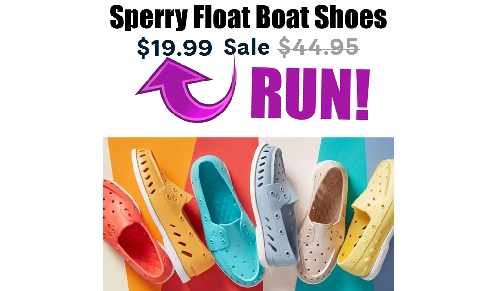 Sperry Float Boat Shoes Only $19.99 Shipped (Regularly $45)