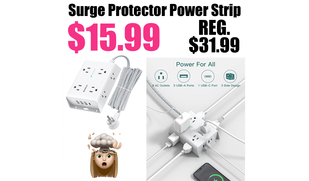 Surge Protector Power Strip Only $15.99 Shipped on Amazon (Regularly $31.99)