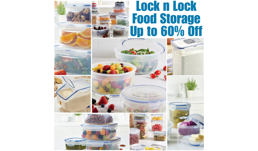 Up to 60% off Lock n Lock Food Storage Sets on Macy’s