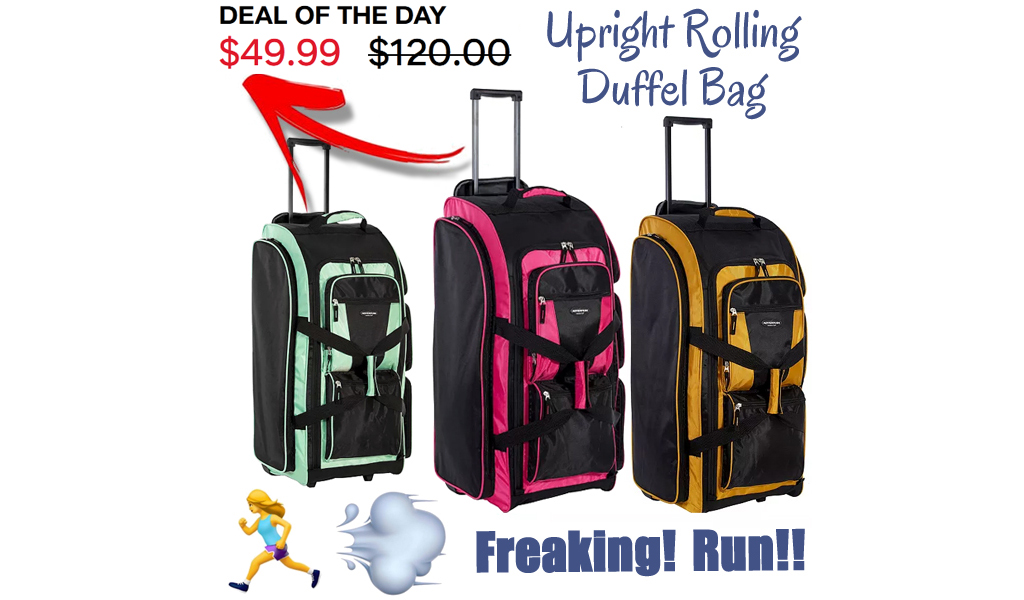 Upright Rolling Duffel Bag Only $49.99 on Macys.com (Regularly $120)