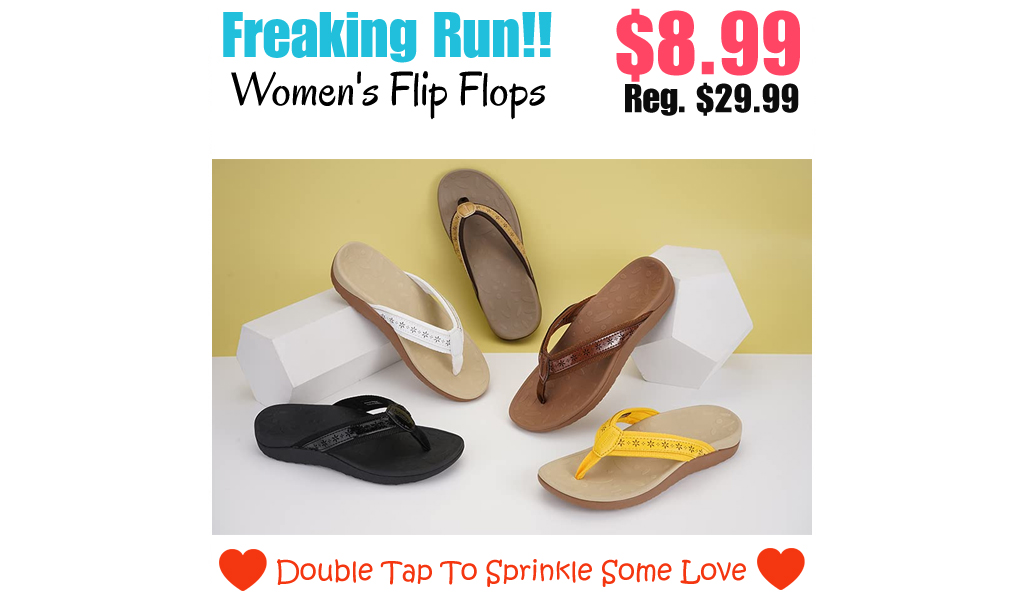 Women's Flip Flops Only $8.99 Shipped on Amazon (Regularly $29.99)