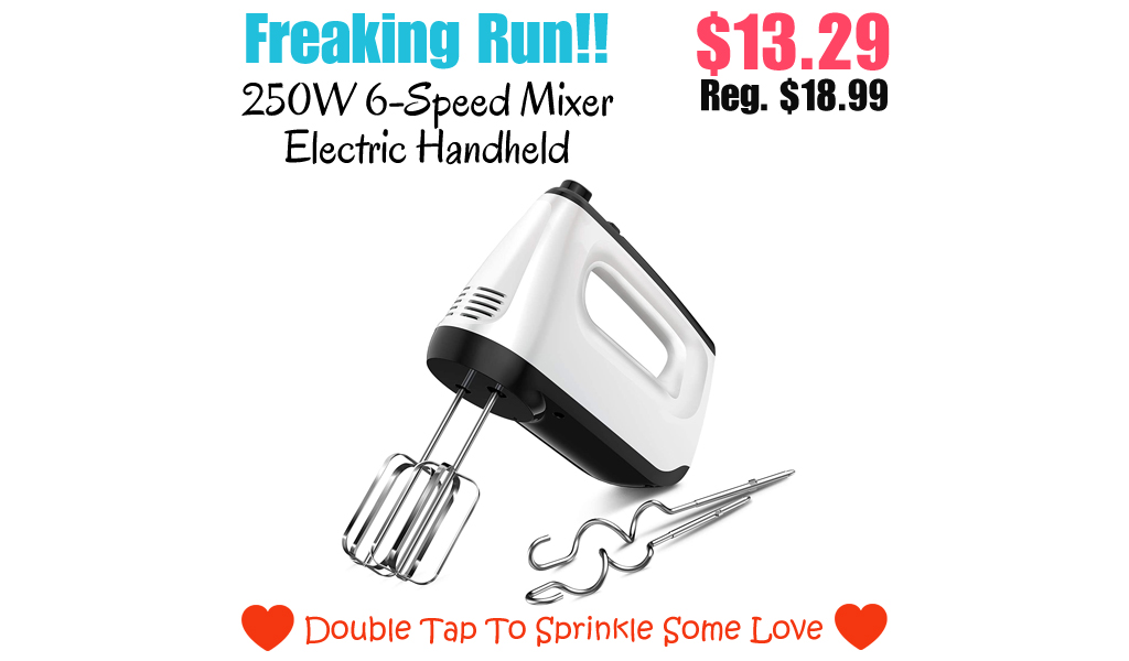 250W 6-Speed Mixer Electric Handheld Only $13.29 Shipped on Amazon (Regularly $18.99)