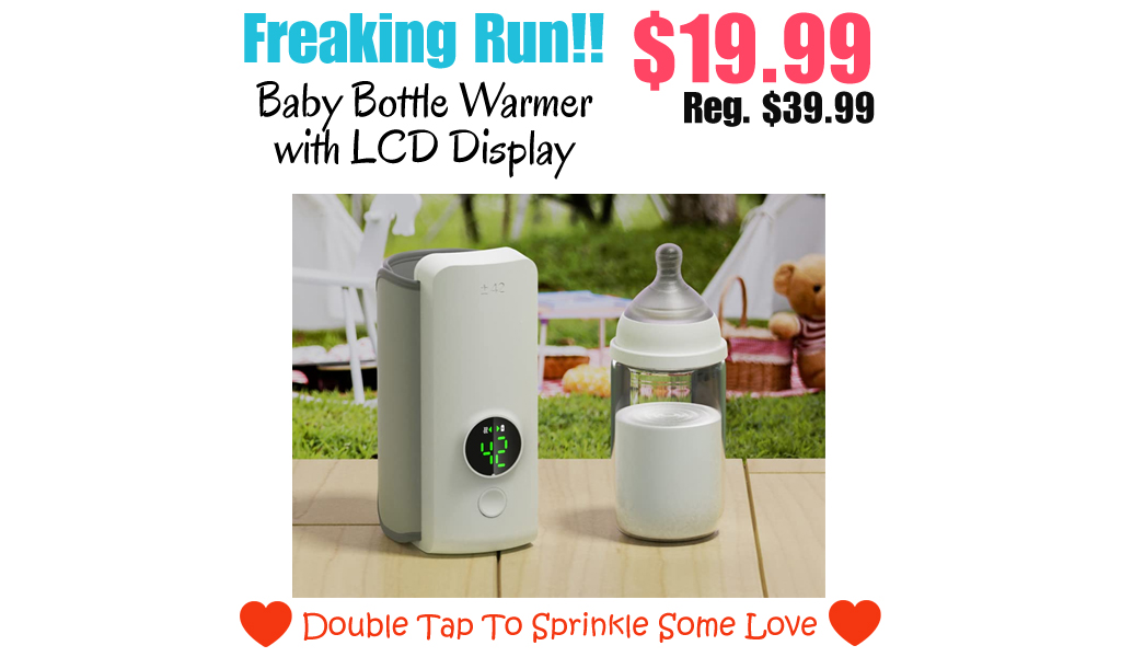 Baby Bottle Warmer with LCD Display Only $19.99 Shipped on Amazon (Regularly $39.99)