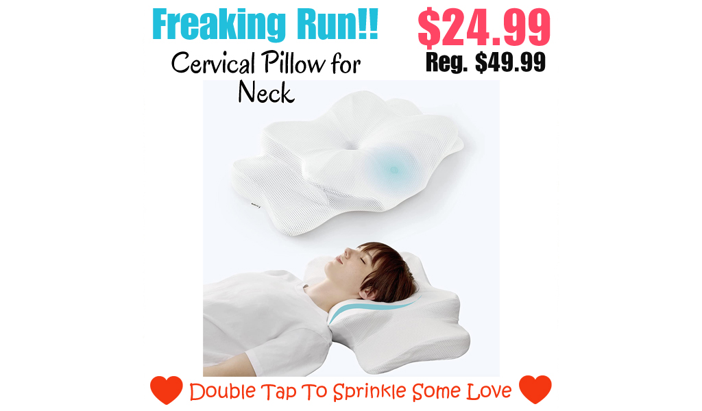 Cervical Pillow for Neck Only $24.99 Shipped on Amazon (Regularly $49.99)