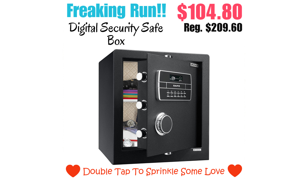 Digital Security Safe Box Only $104.80 Shipped on Amazon (Regularly $209.60)