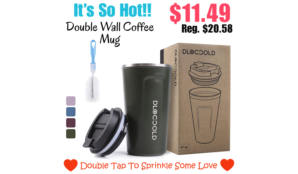 Double Wall Coffee Mug Only $11.49 Shipped on Amazon (Regularly $20.58)