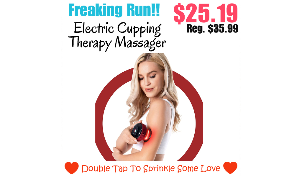 Electric Cupping Therapy Massager Only $25.19 Shipped on Amazon (Regularly $35.99)