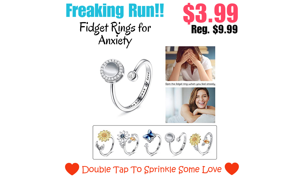 Fidget Rings for Anxiety Only $3.99 Shipped on Amazon (Regularly $9.99)