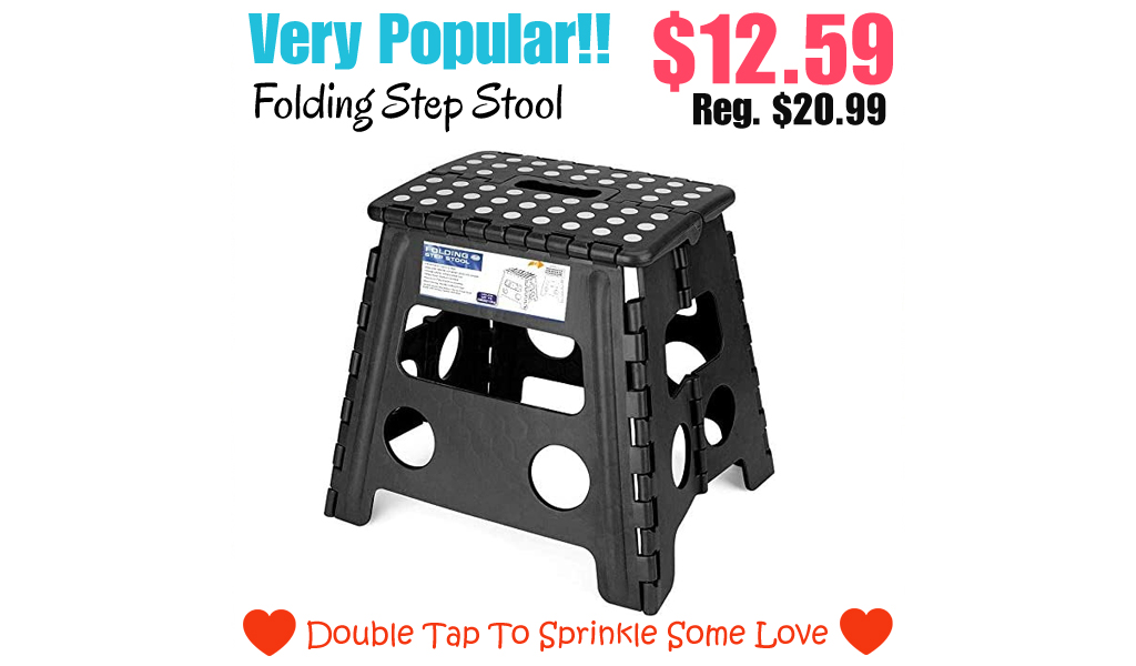 Folding Step Stool Only $12.59 Shipped on Amazon (Regularly $20.99)