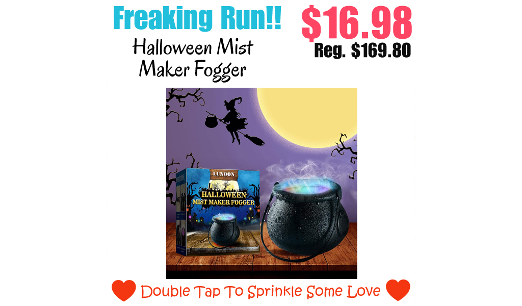 Halloween Mist Maker Fogger Only $16.98 Shipped on Amazon (Regularly $169.80)