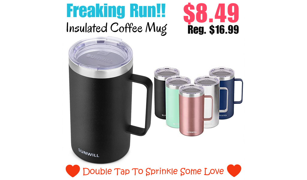 Insulated Coffee Mug Only $8.49 Shipped on Amazon (Regularly $16.99)
