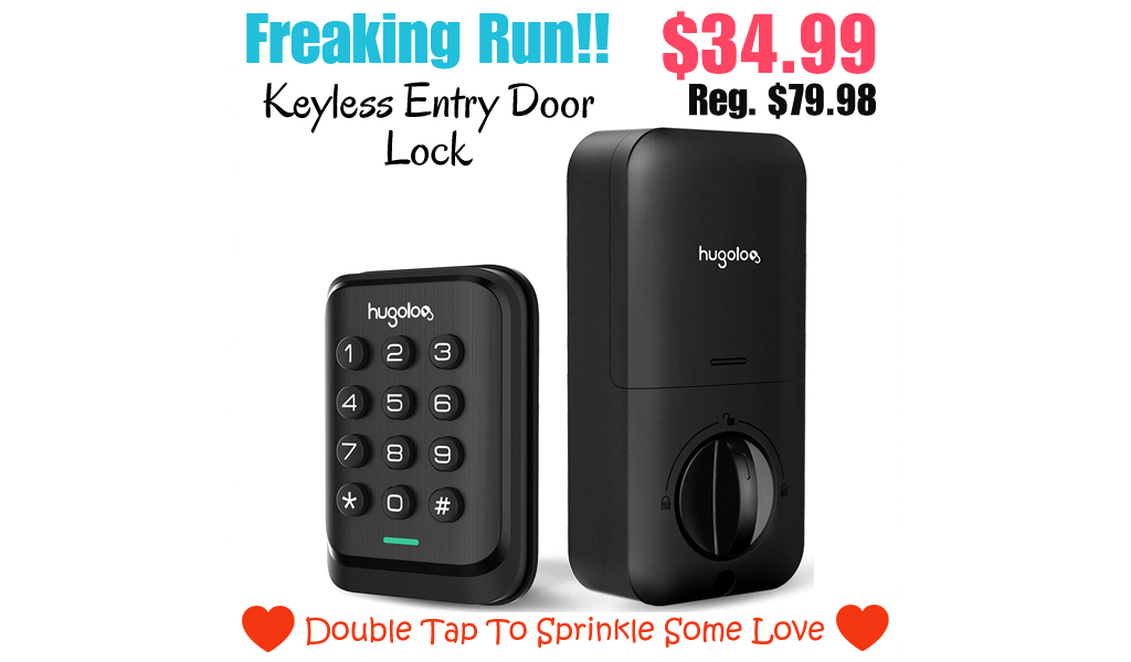 Keyless Entry Door Lock Only $34.99 Shipped on Amazon (Regularly $79.98)