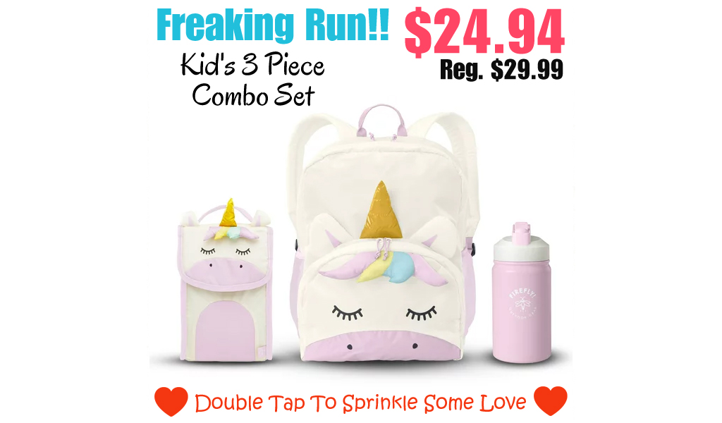 Kid's 3 Piece Combo Set Only $24.94 Shipped on Walmart.com (Regularly $29.99)