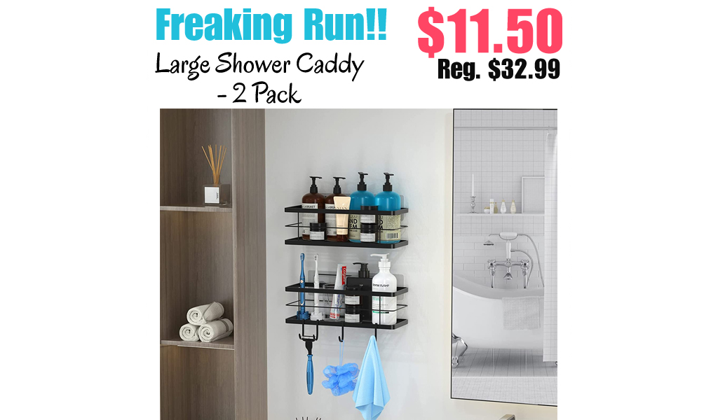 Large Shower Caddy - 2 Pack Only $11.50 Shipped on Amazon (Regularly $32.99)