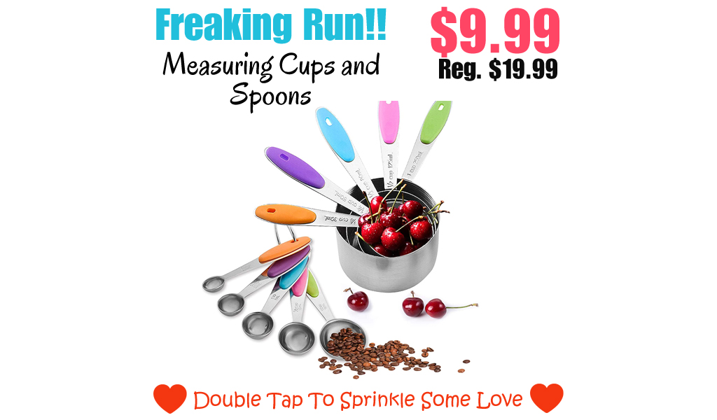 Measuring Cups and Spoons Only $9.99 Shipped on Amazon (Regularly $19.99)