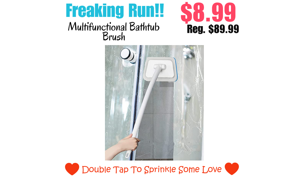Multifunctional Bathtub Brush Only $8.99 Shipped on Amazon (Regularly $89.99)