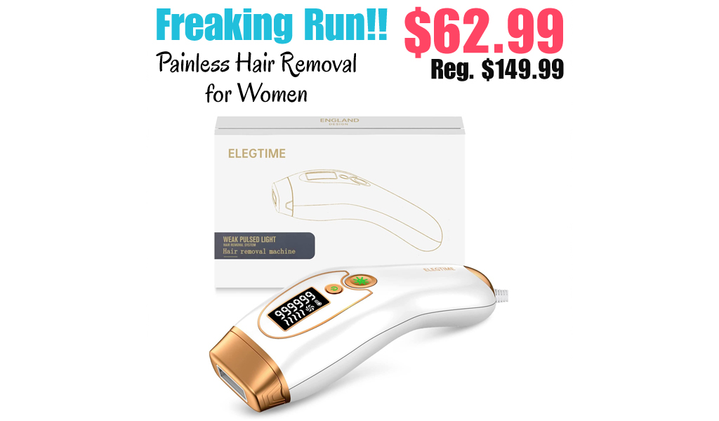 Painless Hair Removal for Women Only $62.99 Shipped on Amazon (Regularly $149.99)