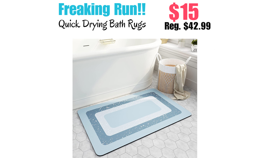 Quick Drying Bath Rugs Only $15 Shipped on Amazon (Regularly $42.99)
