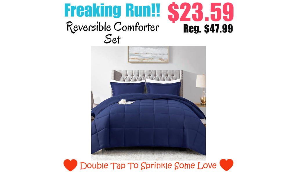 Reversible Comforter Set Only $23.59 Shipped on Amazon (Regularly $47.99)