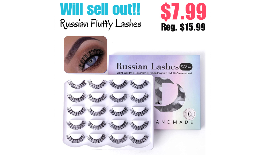 Russian Fluffy Lashes Only $7.99 Shipped on Amazon (Regularly $15.99)
