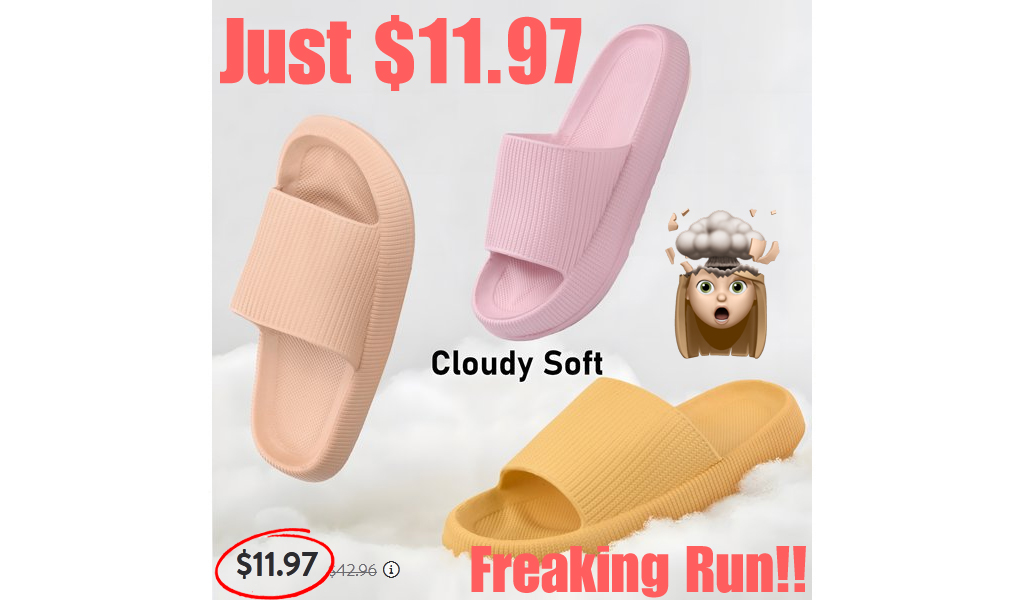 Slides Sandals for Women Only $11.97 Shipped on Walmart.com (Regularly $42.96)