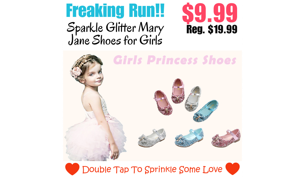 Sparkle Glitter Mary Jane Shoes for Girls Only $9.99 Shipped on Amazon (Regularly $19.99)