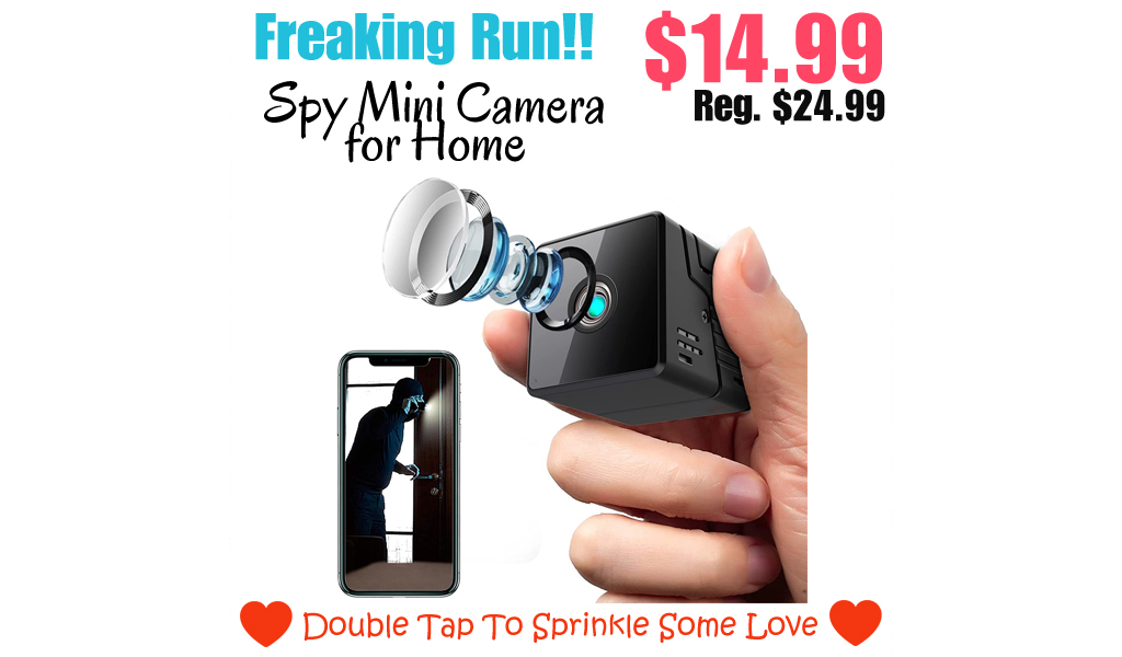 Spy Mini Camera for Home Only $14.99 Shipped on Amazon (Regularly $24.99)