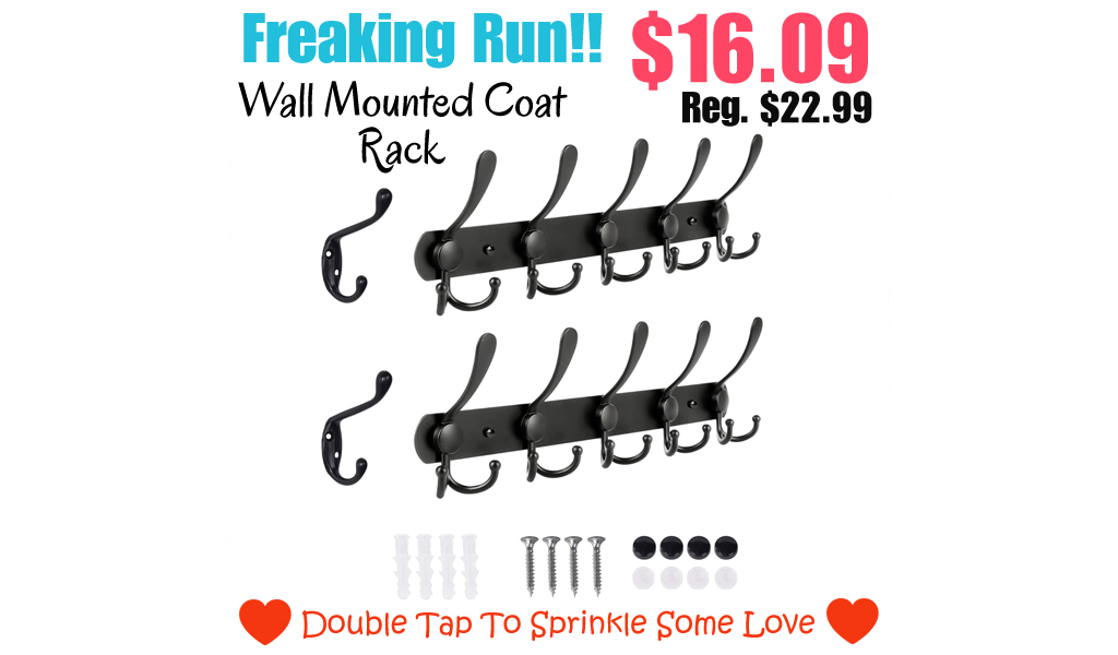 Wall Mounted Coat Rack Only $16.09 Shipped on Amazon (Regularly $22.99)