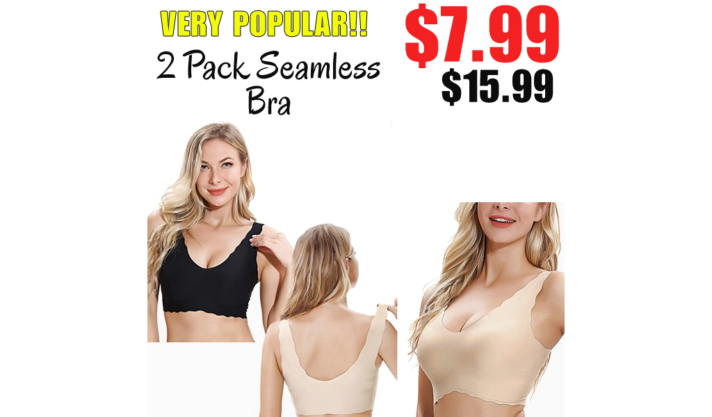 2 Pack Seamless Bra Only $7.99 Shipped on Amazon (Regularly $15.99)