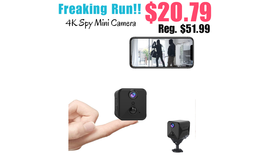 4K Spy Mini Camera Only $20.79 Shipped on Amazon (Regularly $51.99)